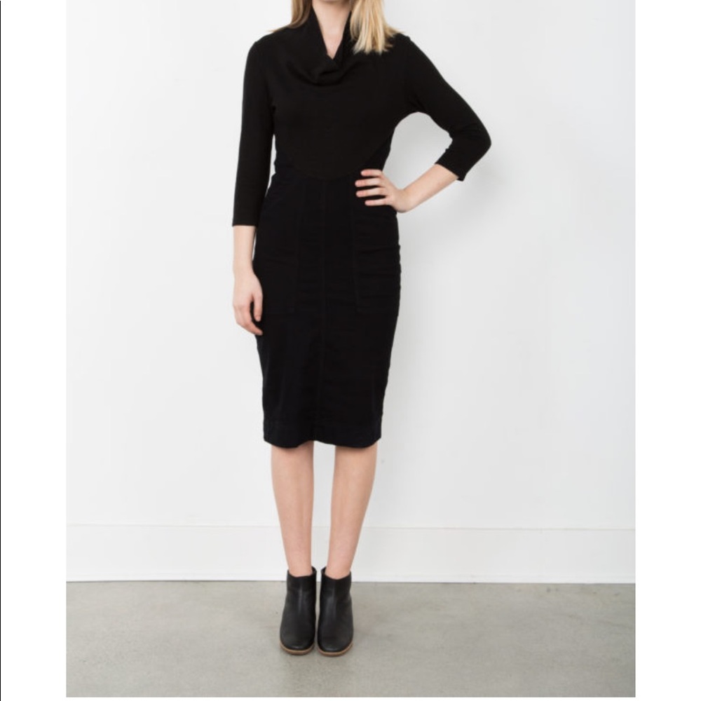 Prairie underground 3/4 sleeve denim day dress NWT